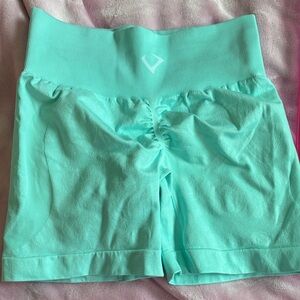 Women's Aqua Seamless Shorts Violate the dress code